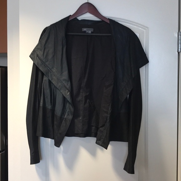 Vince soft leather jacket - Picture 1 of 5