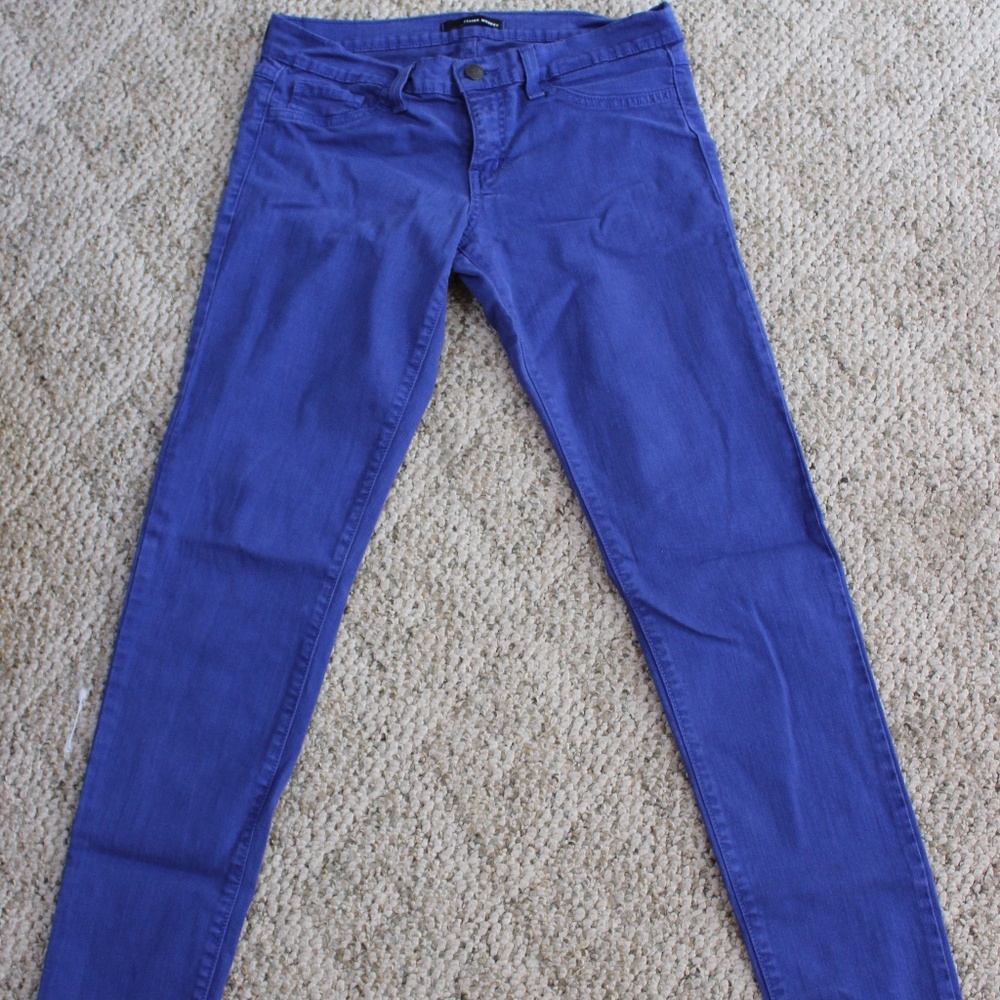 Indigo-Blue Skinny Jeans