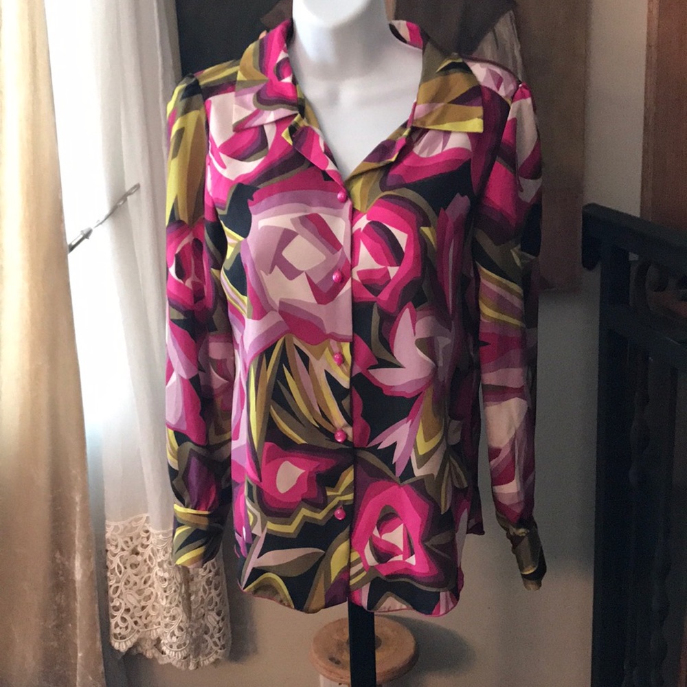Missoni for Target blouse XS purple green