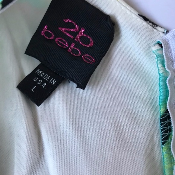 2B Bebe Floral Sleeveless Dress - Picture 2 of 3