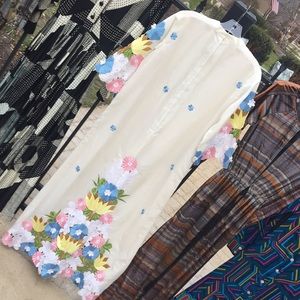 True VINTAGE Boho Festival Dress Gown; ask@others