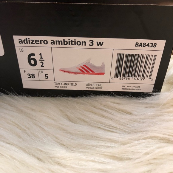 ADIDAS adizero ambition 3 track shoes - Picture 4 of 8