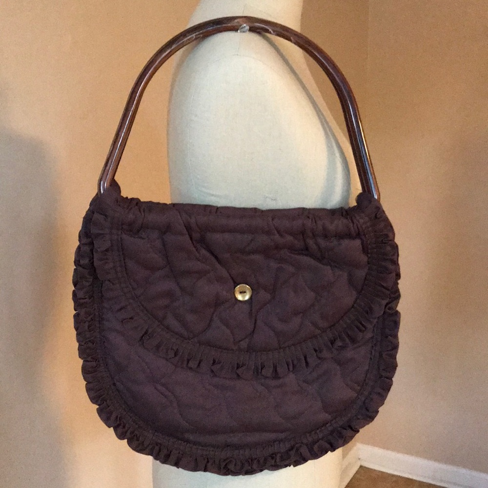 Brown Handmade Placemat Purse