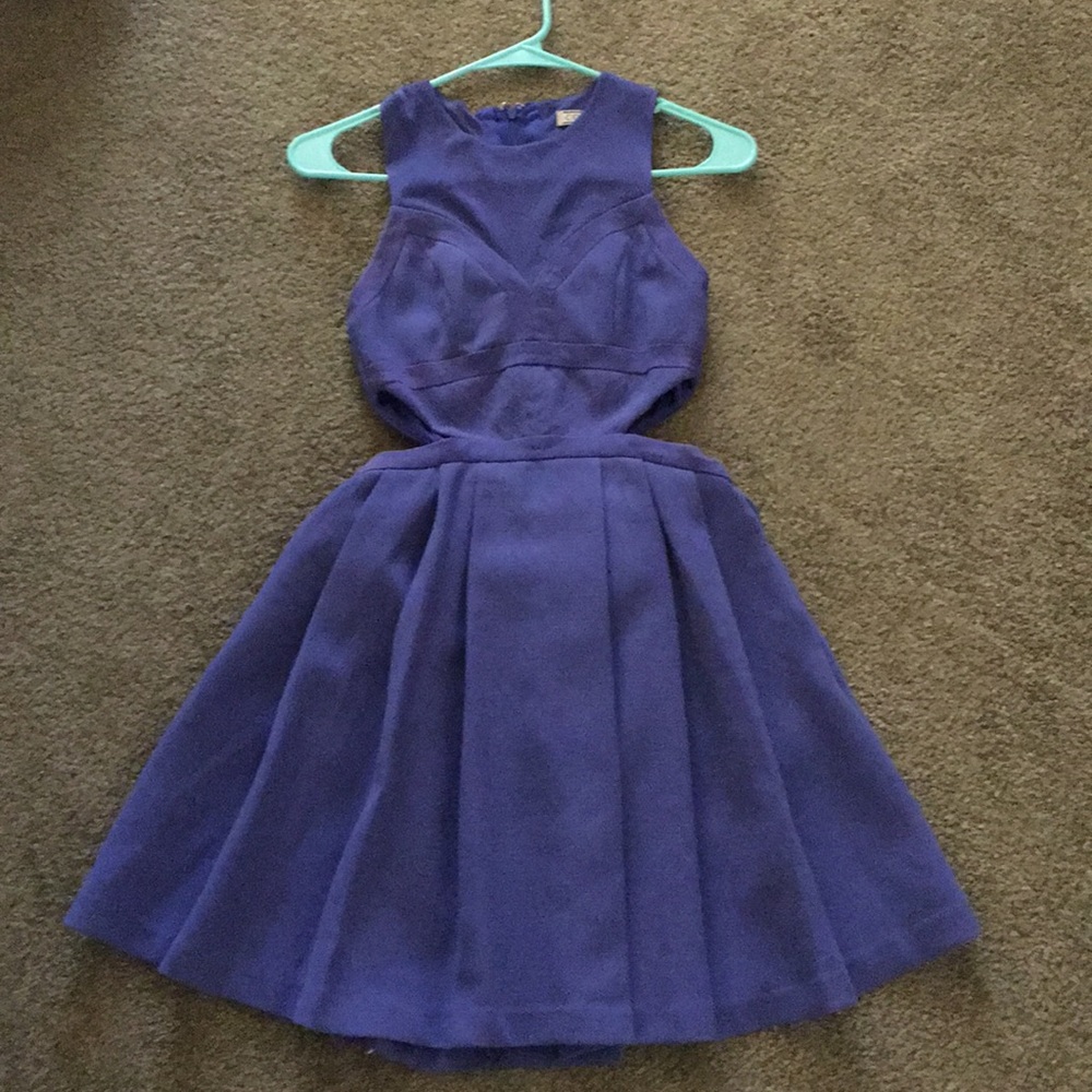 {NWOT} Blue Cut Out dress