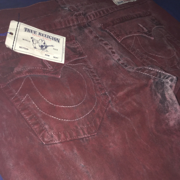 TRUE RELIGION BASIC STRAIGHT WFLPS NATURAL Jeans - Picture 3 of 6