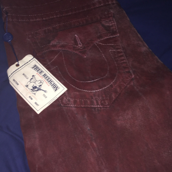 TRUE RELIGION BASIC STRAIGHT WFLPS NATURAL Jeans - Picture 5 of 6