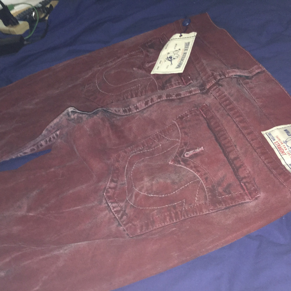 TRUE RELIGION BASIC STRAIGHT WFLPS NATURAL Jeans - Picture 6 of 6