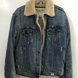 Plush Abercrombie Jean Jacket