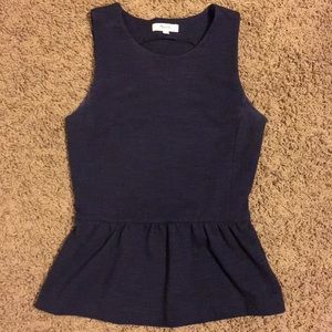 Madewell peplum top