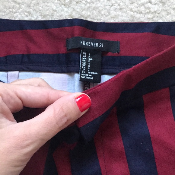 NWT Forever 21 Striped Pants - Picture 3 of 8