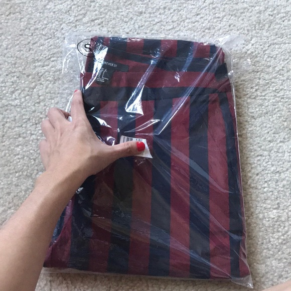 NWT Forever 21 Striped Pants - Picture 6 of 8