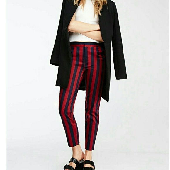 NWT Forever 21 Striped Pants - Picture 2 of 8