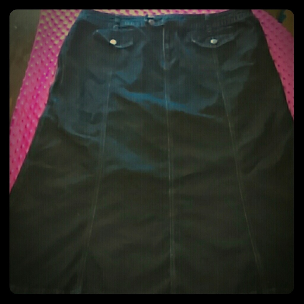 Cato Blue Jean Skirt