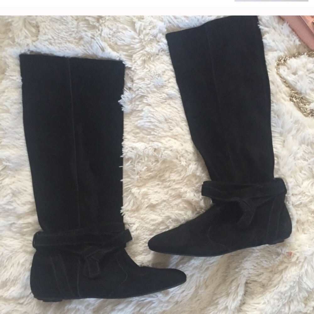 Black Suede Boots