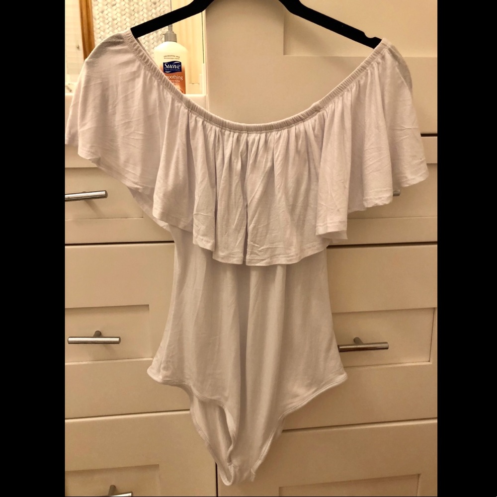 OOTDFASH Janelle Off-the-Shoulder Bodysuit