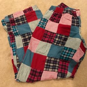 Quilt print Aerie pajama pants