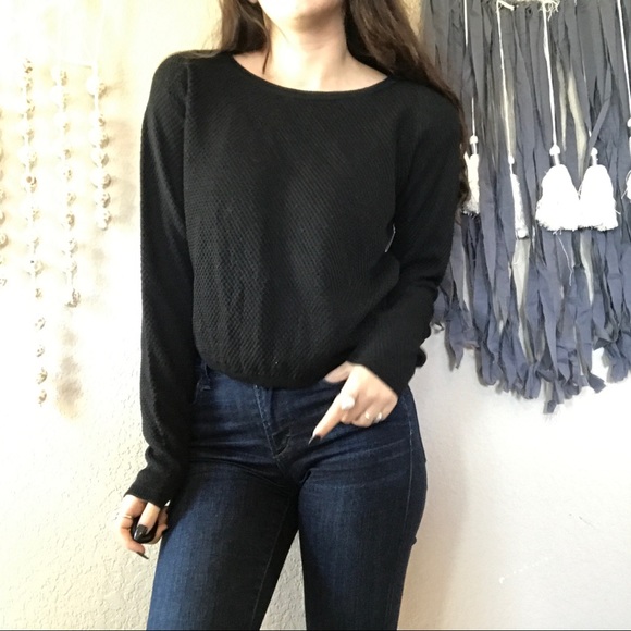 LOWEST PRICE Brandy Melville waffle knit sweater - Picture 2 of 8