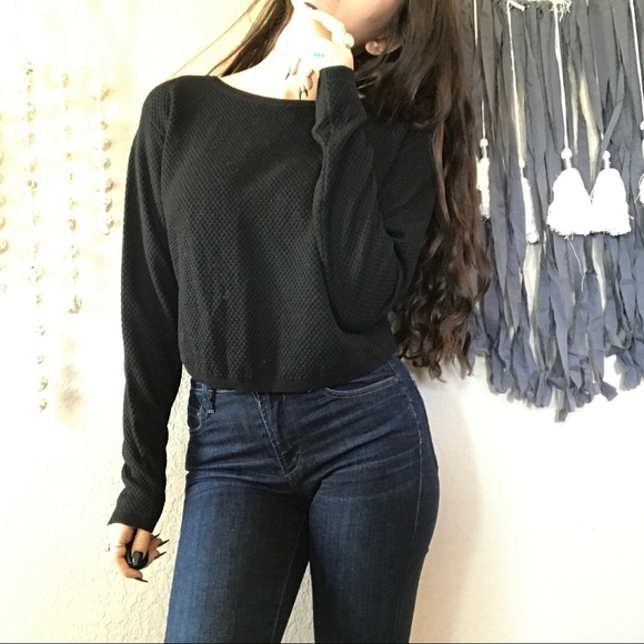 LOWEST PRICE Brandy Melville waffle knit sweater - Picture 4 of 8