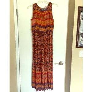 Vintage Maxi Boho Dress