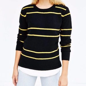 UNIF X UO Waffle Mix Sweater