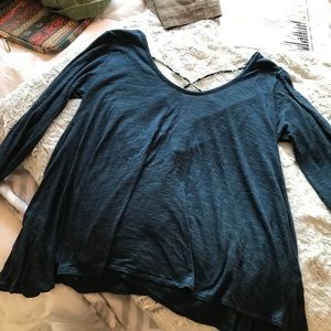 Navy blue top