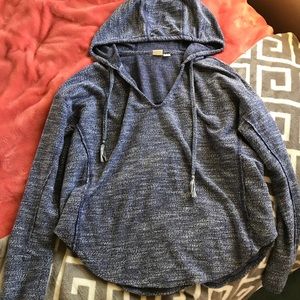 Blue roxy pullover sweater
