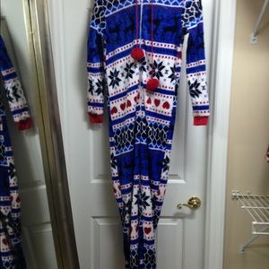 Christmas pjs onesie