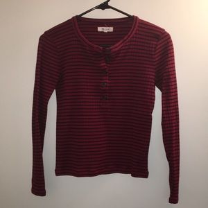 Madewell striped Henley top
