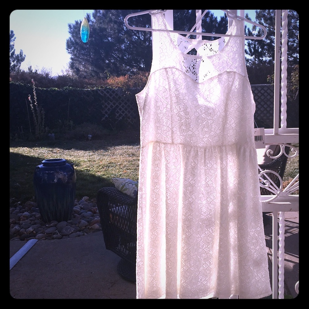 Eric + Lani white dress