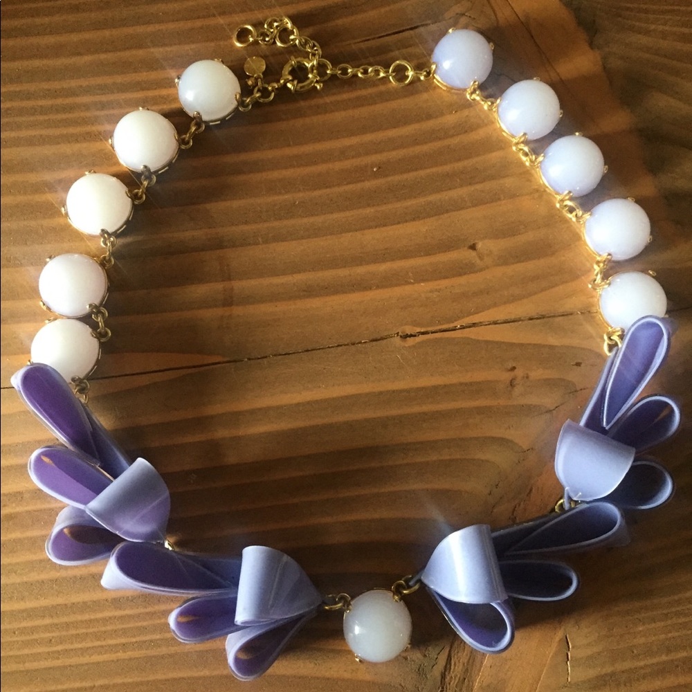 J.Crew lavender lucite necklace