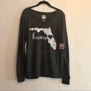 NWT Florida Long sleeve “Home” tee