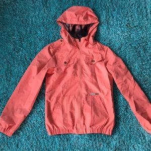 Volcome Coral Orange Windbreaker