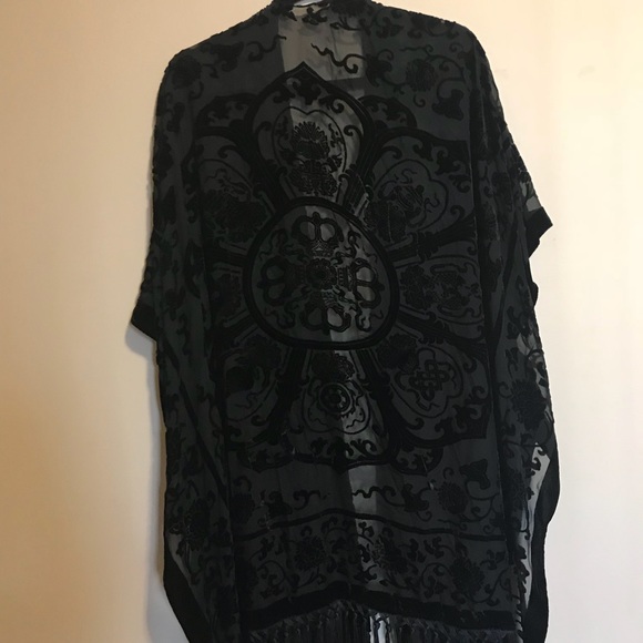 Suede-pleated cardigan - Picture 2 of 3