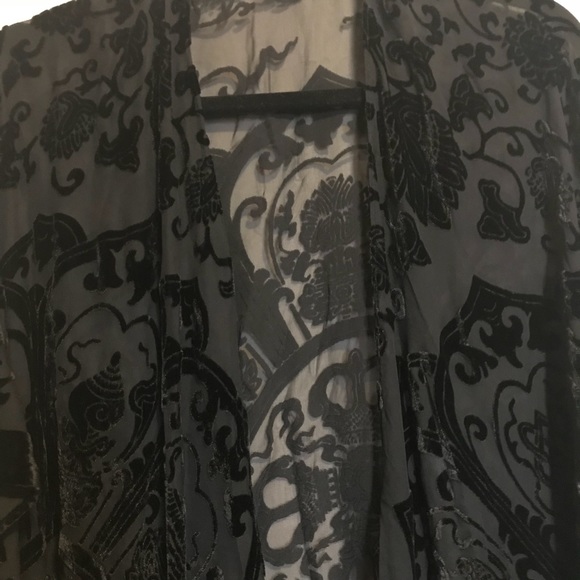 Suede-pleated cardigan - Picture 3 of 3