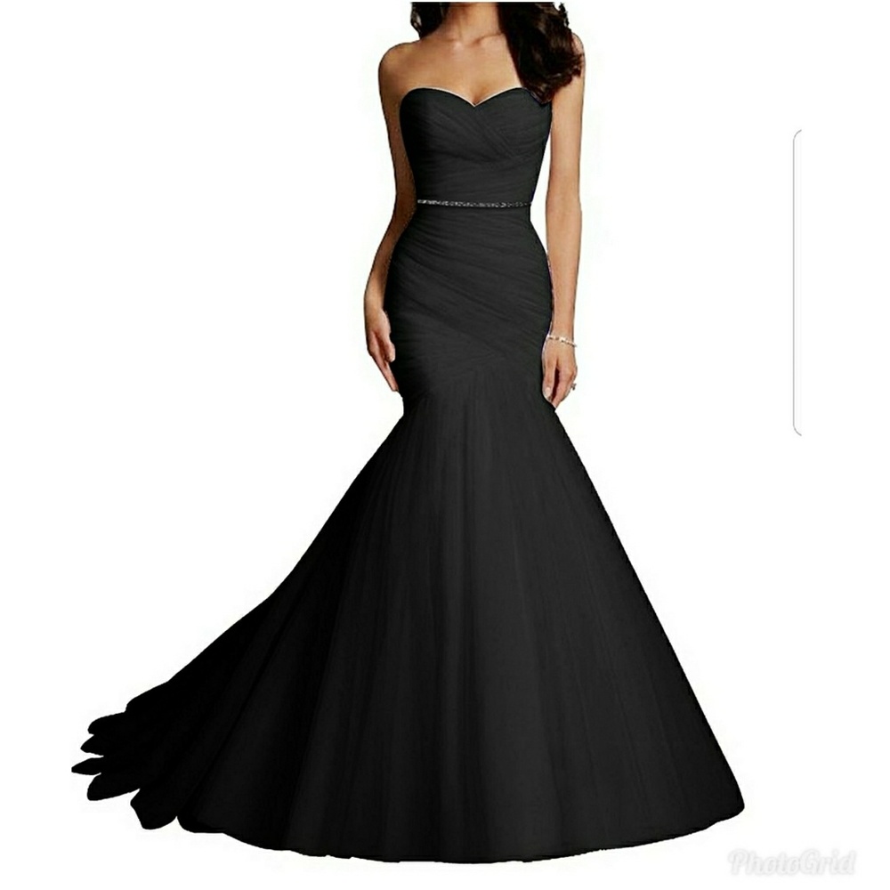 Long black dress