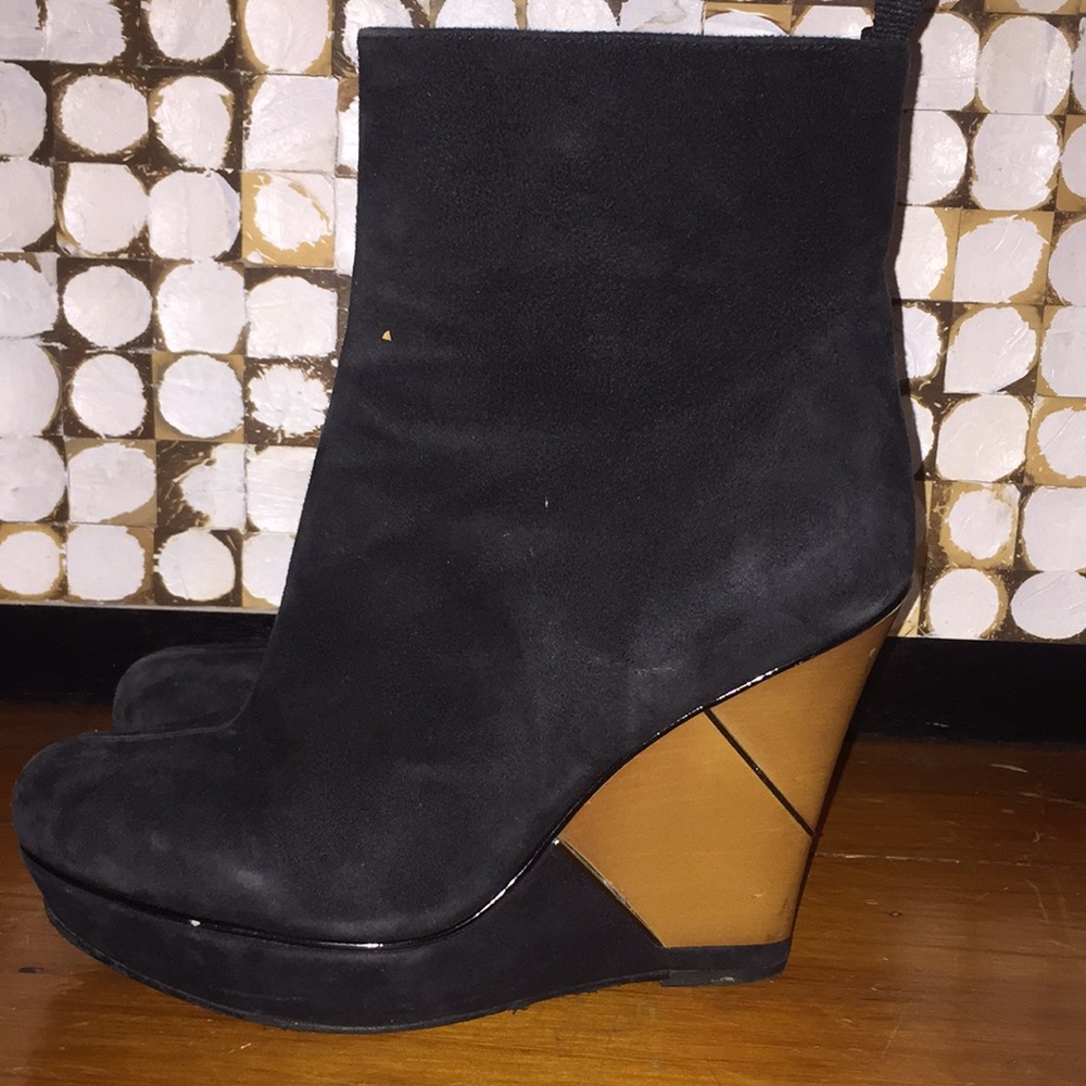 B. Makowsky Suede Booties