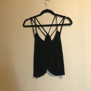 Forever 21 black crop top