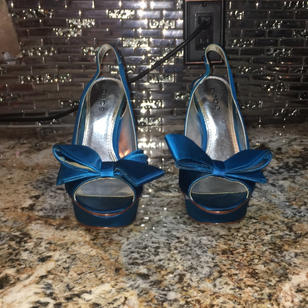 Bebe bow heels