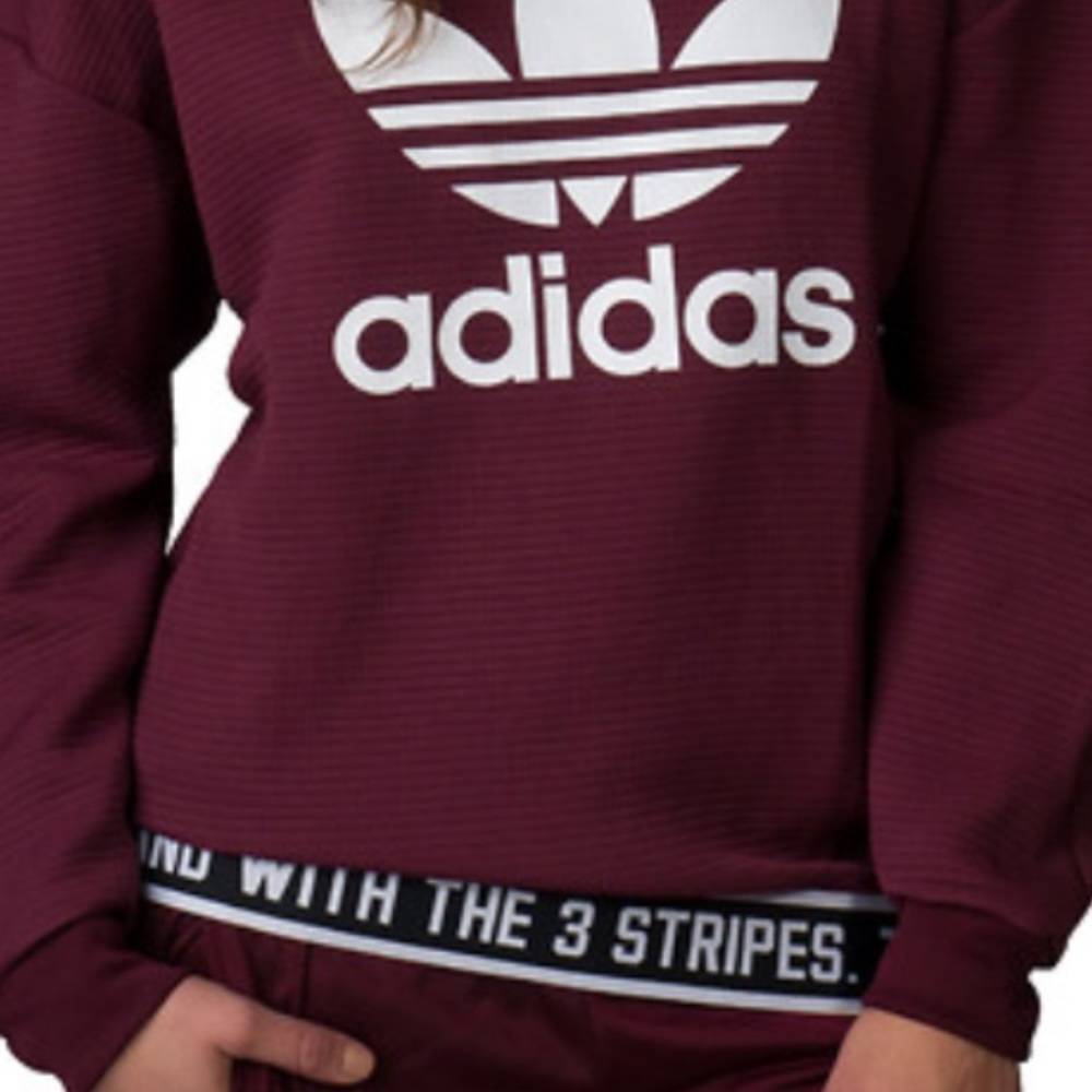 Maroon Adidas Sweatshirt