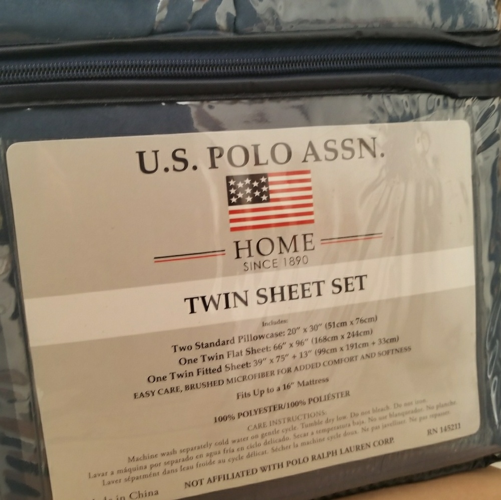 Polo twin bed set