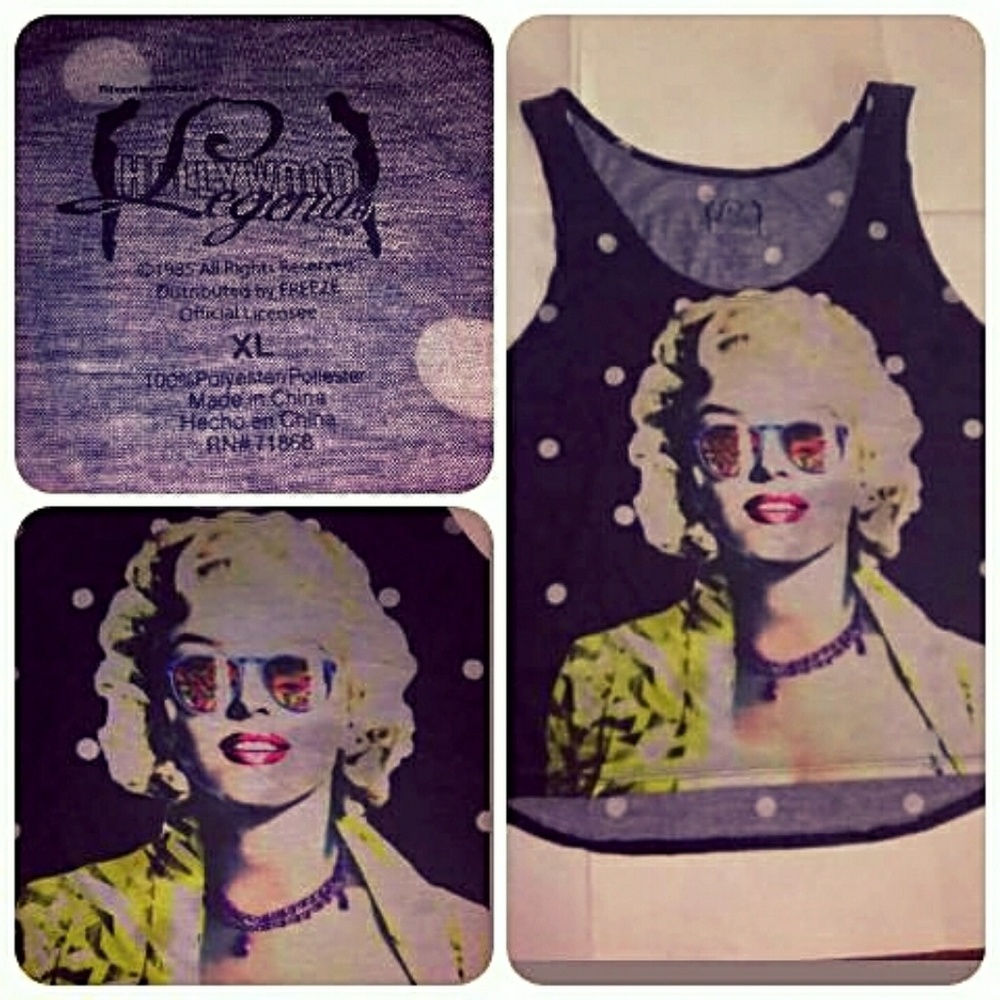 ✴️VINTAGE✴️ HOLLYWOOD LEGENDS* MARILYN MONROE TOP