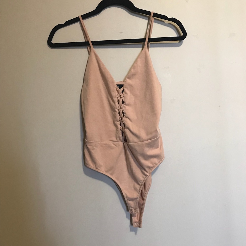 Forever 21 lace-up bodysuit