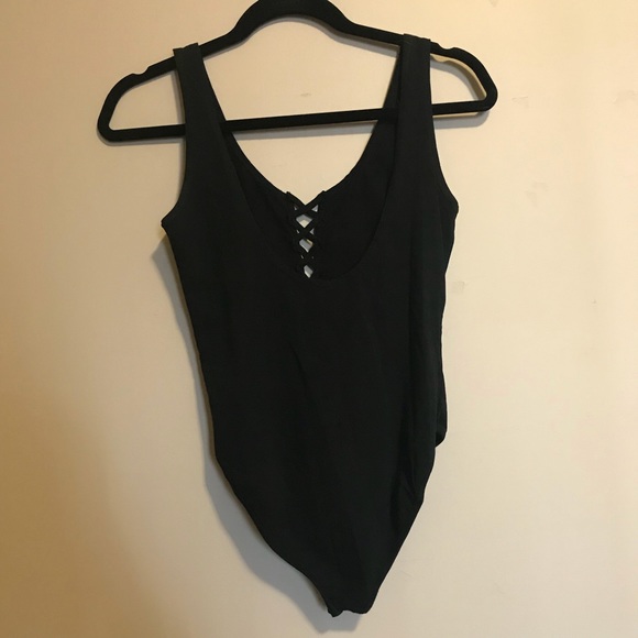 Forever 21 lace up bodysuit - Picture 2 of 2