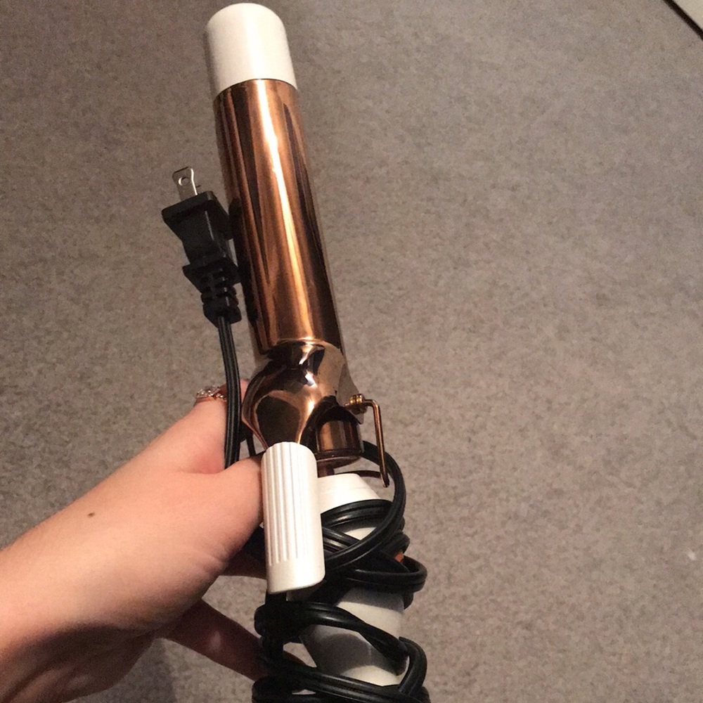 Revlon rose gold curling iron 💝🤩