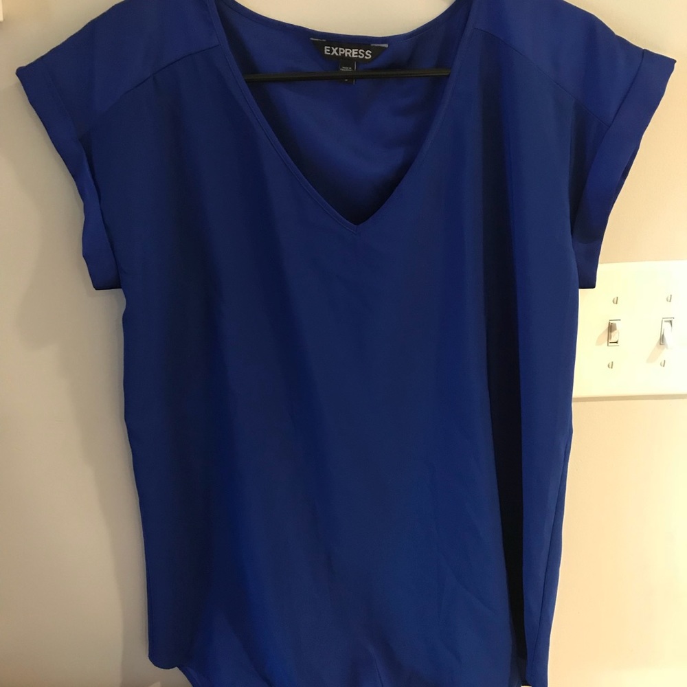 Royal blue work shirt from Express. NWOT.