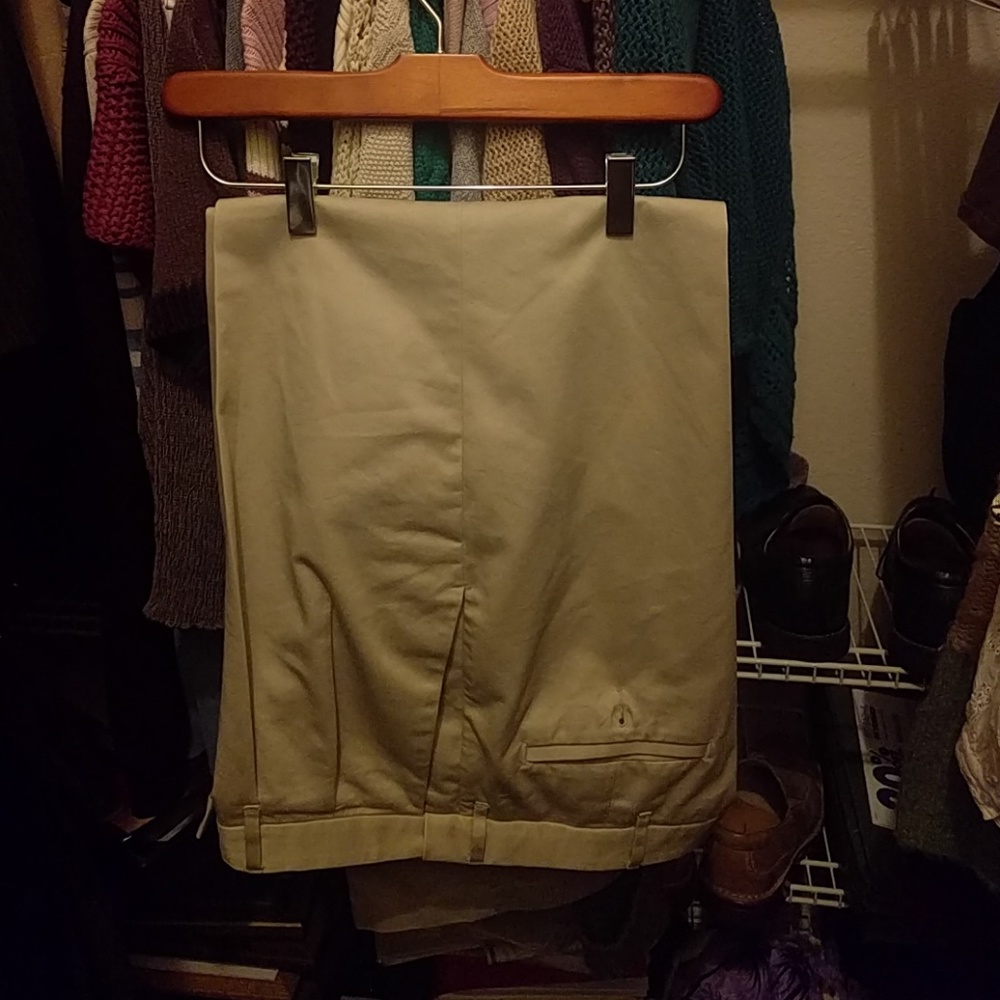 Beige dress pants