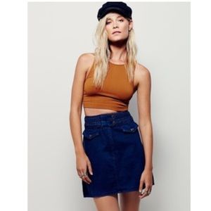 Free People ‘Braided Baby’ Mini Skirt