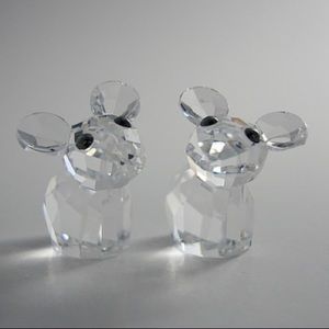 Swarovski Joe and Harry Lovlots Mice Figurines