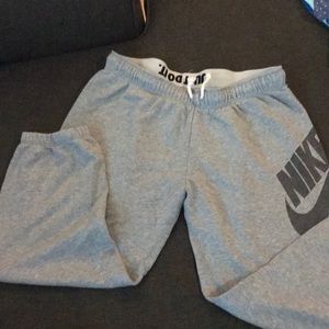 Nike sweat capris
