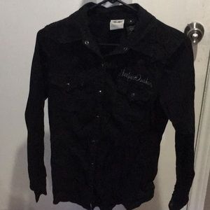 Women’s button up Harley Davidson top